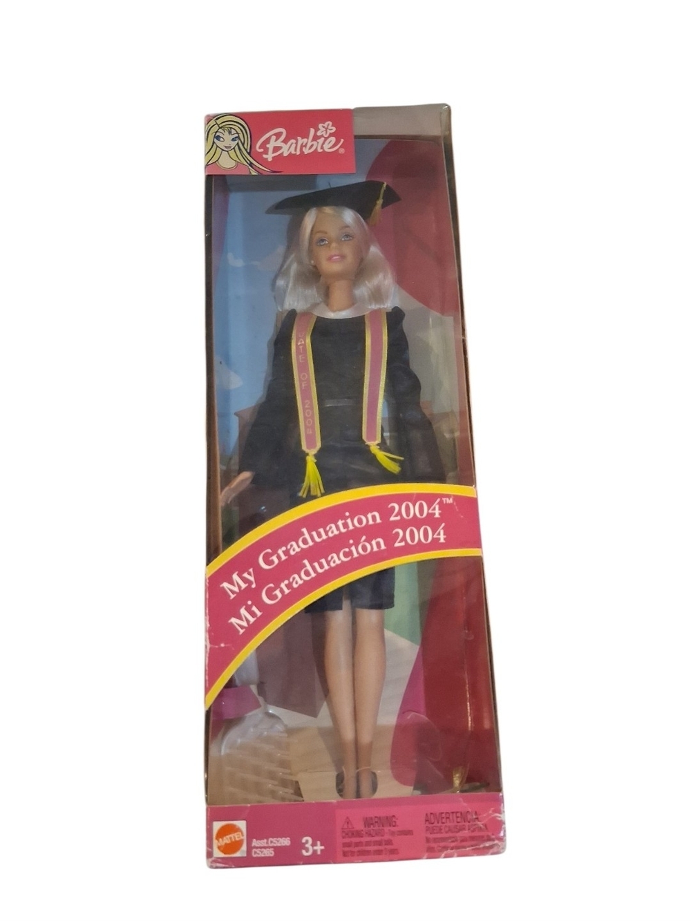 Mattel Barbie My Graduation 2004 Doll - Black Gown with Yellow Sash